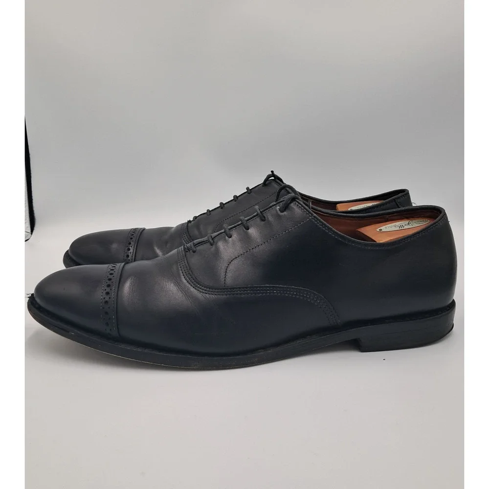 Size 13 - Allen Edmonds Fifth Avenue Cap-Toe Oxford Black Leather